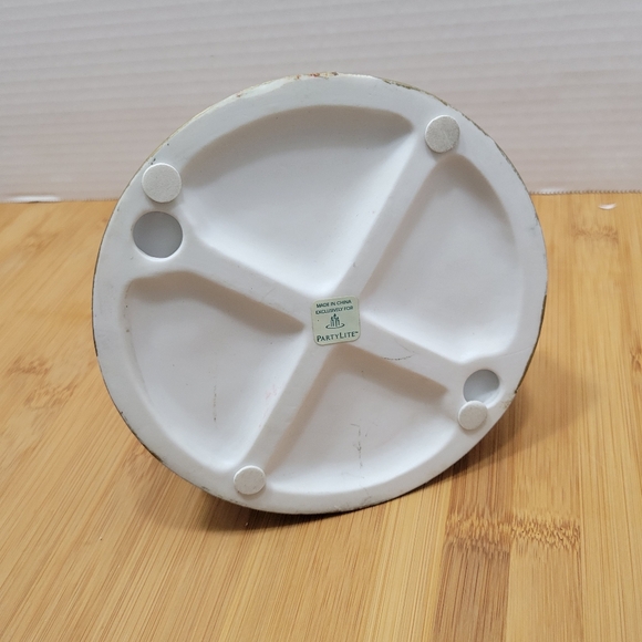 PartyLite Santa Checking His List candle holder Party Lite Santa's List votive - Picture 11 of 13